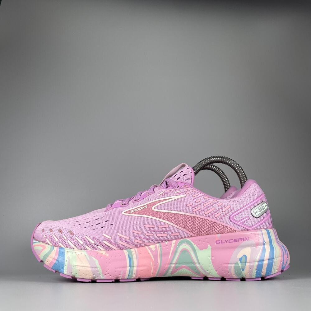 Brooks Glycerin 20 Empower Her Womens Size 8.5 B Orchid Violet Running Shoes GUC
